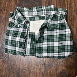green flannel
men’s small/ women’s medium
